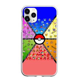 Чехол для iPhone 11 Pro матовый с принтом Собери их всех! , Силикон |  | Тематика изображения на принте: pokemon go
