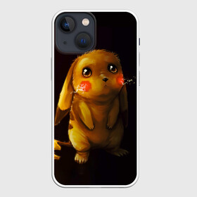 Чехол для iPhone 13 mini с принтом Пика Пика ,  |  | bulbasaur | pikachu | pokemon | squirtle | бальбазар | пикачу | покемон | сквиртл
