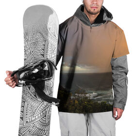 Накидка на куртку 3D с принтом Берег 2 , 100% полиэстер |  | Тематика изображения на принте: 