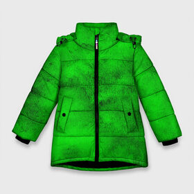 Зимняя куртка для девочек 3D с принтом Green , ткань верха — 100% полиэстер; подклад — 100% полиэстер, утеплитель — 100% полиэстер. | длина ниже бедра, удлиненная спинка, воротник стойка и отстегивающийся капюшон. Есть боковые карманы с листочкой на кнопках, утяжки по низу изделия и внутренний карман на молнии. 

Предусмотрены светоотражающий принт на спинке, радужный светоотражающий элемент на пуллере молнии и на резинке для утяжки. | зеленый | потертость