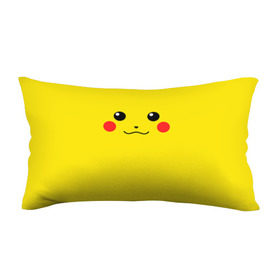 Подушка 3D антистресс с принтом Happy Pikachu , наволочка — 100% полиэстер, наполнитель — вспененный полистирол | состоит из подушки и наволочки на молнии | 