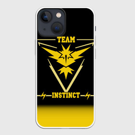 Чехол для iPhone 13 mini с принтом Team Instinct ,  |  | go | instinct | pokemon | team | покемон