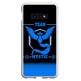 Чехол для Samsung S10E с принтом Team Mystic , Силикон | Область печати: задняя сторона чехла, без боковых панелей | go | mystic | pokemon | team | покемон