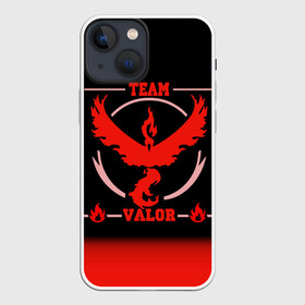 Чехол для iPhone 13 mini с принтом Team Valor ,  |  | go | pokemon | team | valor | покемон