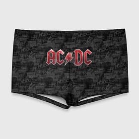 Мужские купальные плавки 3D с принтом AC/DC , Полиэстер 85%, Спандекс 15% |  | Тематика изображения на принте: ac dc | acdc | rock | ангус янг | рок