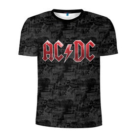Мужская футболка 3D спортивная с принтом AC/DC , 100% полиэстер с улучшенными характеристиками | приталенный силуэт, круглая горловина, широкие плечи, сужается к линии бедра | ac dc | acdc | rock | ангус янг | рок