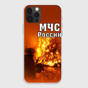 Чехол для iPhone 12 Pro Max с принтом МЧС России , Силикон |  | мчс | пожарный | россии