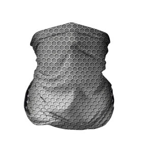 Бандана-труба 3D с принтом Кольчужка , 100% полиэстер, ткань с особыми свойствами — Activecool | плотность 150‒180 г/м2; хорошо тянется, но сохраняет форму | кольчуга | металл | сетка