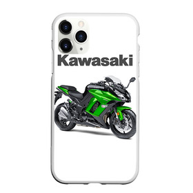 Чехол для iPhone 11 Pro матовый с принтом Kawasaky Ninja 1000 , Силикон |  | kawasaky