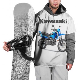 Накидка на куртку 3D с принтом Kawasaky Stels 250 , 100% полиэстер |  | kawasaky