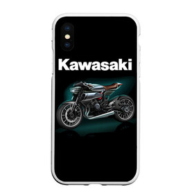 Чехол для iPhone XS Max матовый с принтом Kawasaky concept , Силикон | Область печати: задняя сторона чехла, без боковых панелей | kawasaky