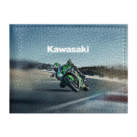 Обложка для студенческого билета с принтом Kawasaky sport , натуральная кожа | Размер: 11*8 см; Печать на всей внешней стороне | kawasaky
