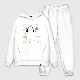 Мужской костюм хлопок OVERSIZE с принтом Undertale Napstablook ,  |  | Тематика изображения на принте: napstablook | undertale