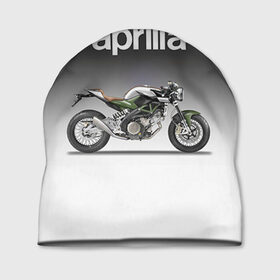 Шапка 3D с принтом Aprilia 750CR , 100% полиэстер | универсальный размер, печать по всей поверхности изделия | aprilia