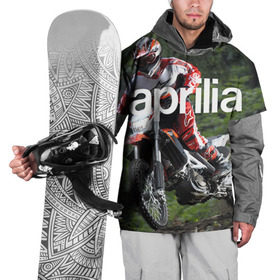Накидка на куртку 3D с принтом Aprilia RXV480 , 100% полиэстер |  | aprilia