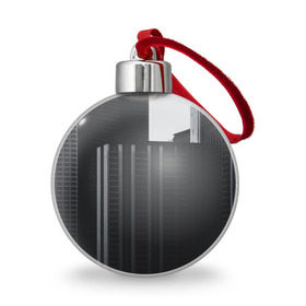 Ёлочный шар с принтом Dark world , Пластик | Диаметр: 77 мм | Тематика изображения на принте: здания | многоэтажное | чб