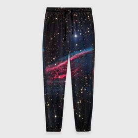 Мужские брюки 3D с принтом Астрал , 100% полиэстер | манжеты по низу, эластичный пояс регулируется шнурком, по бокам два кармана без застежек, внутренняя часть кармана из мелкой сетки | вселенная | галактика | звёзды | космическое пространство | космос | созвездие