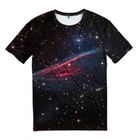 Мужская футболка 3D с принтом Астрал , 100% полиэфир | прямой крой, круглый вырез горловины, длина до линии бедер | вселенная | галактика | звёзды | космическое пространство | космос | созвездие
