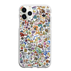Чехол для iPhone 11 Pro матовый с принтом Покемоны , Силикон |  | go | pokemon | покемон | популярное
