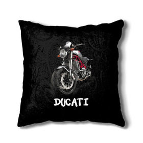 Подушка 3D с принтом Ducati , наволочка – 100% полиэстер, наполнитель – холлофайбер (легкий наполнитель, не вызывает аллергию). | состоит из подушки и наволочки. Наволочка на молнии, легко снимается для стирки | Тематика изображения на принте: ducati | дукати | мото | мотогонки | мотоспорт | мотоцикл