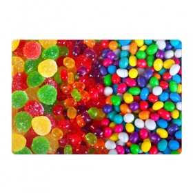 Магнитный плакат 3Х2 с принтом Вкусняшки , Полимерный материал с магнитным слоем | 6 деталей размером 9*9 см | вкуснотища | вкусняшки | глазурь | карамельки | конфетки | конфеты | мармеладки | сахар | сладости
