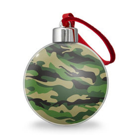 Ёлочный шар с принтом Лесной камуфляж , Пластик | Диаметр: 77 мм | Тематика изображения на принте: camouflage | forest camouflage | камуфляж | лесной камуфляж