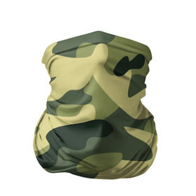 Бандана-труба 3D с принтом Зелёный камуфляж , 100% полиэстер, ткань с особыми свойствами — Activecool | плотность 150‒180 г/м2; хорошо тянется, но сохраняет форму | camouflage | green camouflage | зеленый камуфляж | камуфляж