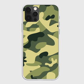 Чехол для iPhone 12 Pro Max с принтом Зелёный камуфляж , Силикон |  | camouflage | green camouflage | зеленый камуфляж | камуфляж