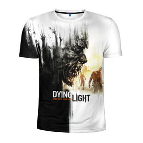 Мужская футболка 3D спортивная с принтом Dying Light , 100% полиэстер с улучшенными характеристиками | приталенный силуэт, круглая горловина, широкие плечи, сужается к линии бедра | dying light | horror | зомби | ужасы