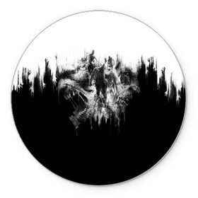 Коврик круглый с принтом Dying Light , резина и полиэстер | круглая форма, изображение наносится на всю лицевую часть | dying light | horror | зомби | ужасы