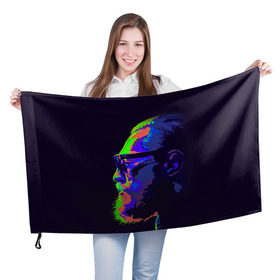 Флаг 3D с принтом Конор Макгрегор 20 , 100% полиэстер | плотность ткани — 95 г/м2, размер — 67 х 109 см. Принт наносится с одной стороны | макгрегор