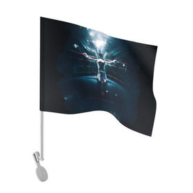 Флаг для автомобиля с принтом Give us this day! , 100% полиэстер | Размер: 30*21 см | мэнни пакьяо