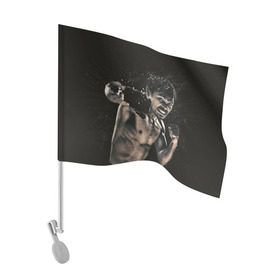 Флаг для автомобиля с принтом Мэнни Пакьяо , 100% полиэстер | Размер: 30*21 см | мэнни пакьяо
