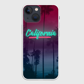 Чехол для iPhone 13 mini с принтом California ,  |  | america | california | city | state | sun. summer | америка | город | калифорния | лето | солнце | штат
