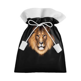 Подарочный 3D мешок с принтом Лев , 100% полиэстер | Размер: 29*39 см | Тематика изображения на принте: lion | голова | лев