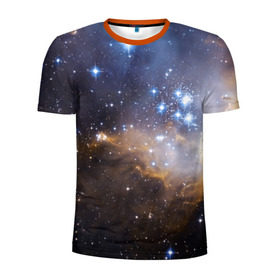 Мужская футболка 3D спортивная с принтом Вселенная , 100% полиэстер с улучшенными характеристиками | приталенный силуэт, круглая горловина, широкие плечи, сужается к линии бедра | вселенная | галактика | звёзды | космическое пространство | космос | созвездие