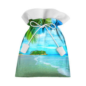 Подарочный 3D мешок с принтом Лето , 100% полиэстер | Размер: 29*39 см | берег | лето | море | отдых