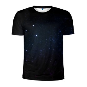 Мужская футболка 3D спортивная с принтом Deep Space , 100% полиэстер с улучшенными характеристиками | приталенный силуэт, круглая горловина, широкие плечи, сужается к линии бедра | star | звезды
