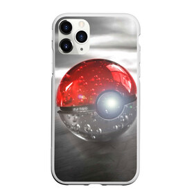 Чехол для iPhone 11 Pro матовый с принтом Red and White , Силикон |  | bulbasaur | pikachu | pokemon | squirtle | бальбазар | пикачу | покемон | сквиртл