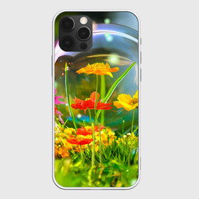 Чехол для iPhone 12 Pro Max с принтом Flowers , Силикон |  | Тематика изображения на принте: арт | краска | лето | лучи | любовь | новинки | популярные | природа | рисунки | свет | цветы