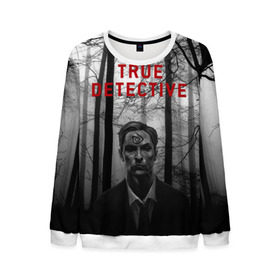 Мужской свитшот 3D с принтом True Detective , 100% полиэстер с мягким внутренним слоем | круглый вырез горловины, мягкая резинка на манжетах и поясе, свободная посадка по фигуре | Тематика изображения на принте: детектив | настоящий детектив | раст | сериал