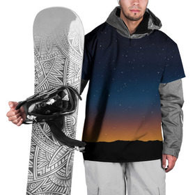 Накидка на куртку 3D с принтом Звездное небо , 100% полиэстер |  | Тематика изображения на принте: вселенная | галактика | горизон | звезды | небо | ночь