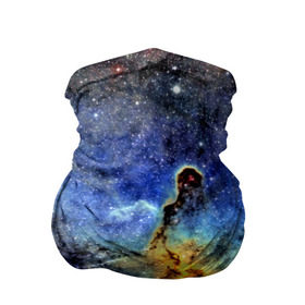 Бандана-труба 3D с принтом Nebula in Space , 100% полиэстер, ткань с особыми свойствами — Activecool | плотность 150‒180 г/м2; хорошо тянется, но сохраняет форму | Тематика изображения на принте: 
