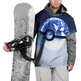 Накидка на куртку 3D с принтом Snow one , 100% полиэстер |  | bulbasaur | pikachu | pokemon | squirtle | бальбазар | пикачу | покемон | сквиртл