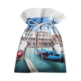 Подарочный 3D мешок с принтом Италия (Венеция) , 100% полиэстер | Размер: 29*39 см | europe | italy | venice | венеция | вода | европа | ес | италия | каникулы | лодки | отдых | отпуск | солнце | туризм