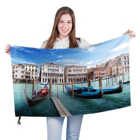 Флаг 3D с принтом Италия (Венеция) , 100% полиэстер | плотность ткани — 95 г/м2, размер — 67 х 109 см. Принт наносится с одной стороны | europe | italy | venice | венеция | вода | европа | ес | италия | каникулы | лодки | отдых | отпуск | солнце | туризм