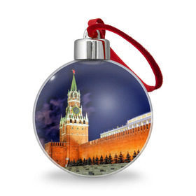 Ёлочный шар с принтом Кремль , Пластик | Диаметр: 77 мм | Тематика изображения на принте: moscow | russia | гордость | кремль | москва | отечество | родина | россия | столица