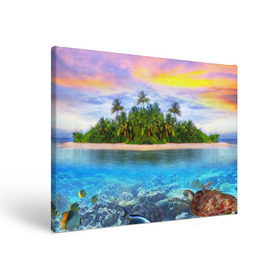 Холст прямоугольный с принтом Мальдивы , 100% ПВХ |  | Тематика изображения на принте: загар | каникулы | мальдивские острова | мальдивы | отдых | отпуск | пляж | приключения | солнце | туризм
