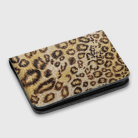 Картхолдер с принтом с принтом Леопардовая ткань , натуральная матовая кожа | размер 7,3 х 10 см; кардхолдер имеет 4 кармана для карт; | гепард | гламур | леопард | мода | пятна | роскошь | ткань | точки | шерсть