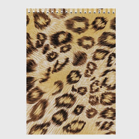Скетчбук с принтом Леопардовая ткань , 100% бумага
 | 48 листов, плотность листов — 100 г/м2, плотность картонной обложки — 250 г/м2. Листы скреплены сверху удобной пружинной спиралью | гепард | гламур | леопард | мода | пятна | роскошь | ткань | точки | шерсть